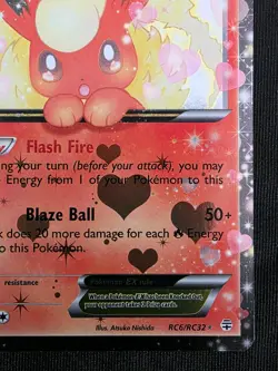 Pokemon TCG Flareon EX Holo Rare Card Radiant Collection RC6/RC32 Generations MP - Image 4
