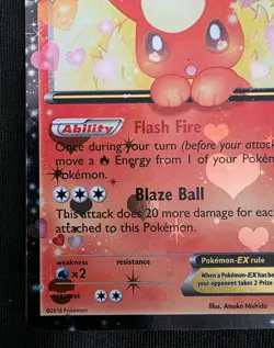Pokemon TCG Flareon EX Holo Rare Card Radiant Collection RC6/RC32 Generations MP - Image 5