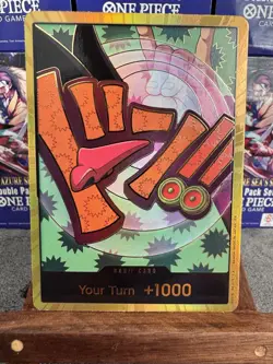 DON!! Card (Foxy) Gold Foil | Premium Booster “The Best” Vol. 2 | NM - Image 1