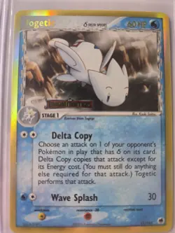 Pokemon TCG Togetic EX Dragon Frontiers Holo Rare Card 11/101 LP/MP - Image 1