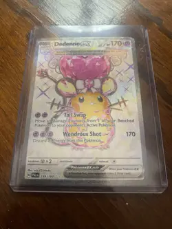 Pokemon Dedenne EX TCG Scarlet & Violet Paldea Evolved Holo Card 239/193 - Image 1