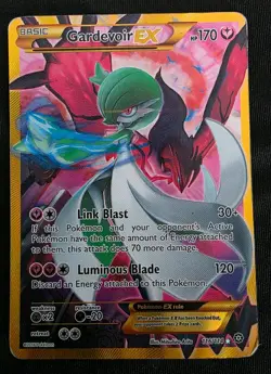 Gardevoir EX 116/114 Steam Siege Full Art Secret Rare Gold Pokemon Card HP - Image 1