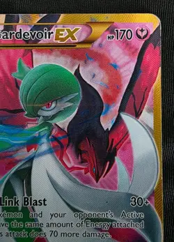Gardevoir EX 116/114 Steam Siege Full Art Secret Rare Gold Pokemon Card HP - Image 2