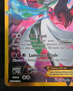 Gardevoir EX 116/114 Steam Siege Full Art Secret Rare Gold Pokemon Card HP - Image 5