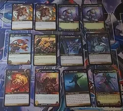World of Warcraft (WoW) TCG cards - 12 cards lot - list in description - Image 1