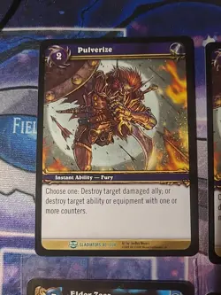 World of Warcraft (WoW) TCG cards - 12 cards lot - list in description - Image 2