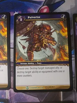 World of Warcraft (WoW) TCG cards - 12 cards lot - list in description - Image 3