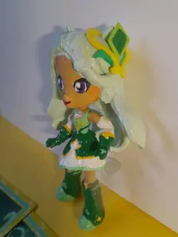 Lolirock Lyna Figure & cards Collectable Holo Card Princess Pretty Magical Girl - Image 3