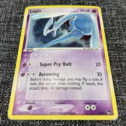 Lugia 2/17 Cosmos Holo Rare Pokemon Card POP Series 5 HP - Image 3