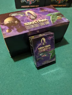 1998 Decipher Star Trek Customizable Card Game Starter Deck Box 12 - Image 1