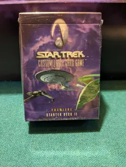 1998 Decipher Star Trek Customizable Card Game Starter Deck Box 12 - Image 2