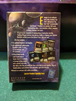 1998 Decipher Star Trek Customizable Card Game Starter Deck Box 12 - Image 3