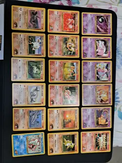 Vintage Pokemon Gym Heroes Card Lot Of 58 Cards N/M -L/P Collection - Image 1