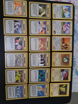Vintage Pokemon Gym Heroes Card Lot Of 58 Cards N/M -L/P Collection - Image 3