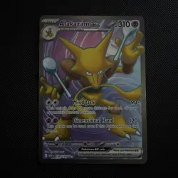 Pokemon Card Alakazam ex 188/165 Ultra Rare Scarlet & Violet 151 Near Mint - Image 1