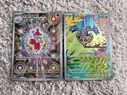 Lot Of 2 Pokemon TCG Set Illustration Rare Foil Cards Assortment Collection NEW - Image 1
