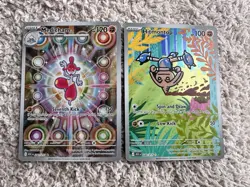 Lot Of 2 Pokemon TCG Set Illustration Rare Foil Cards Assortment Collection NEW - Image 2