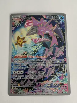 Pokemon TCG Veluza Card 192/182 Paradox Rift Illustration Rare NM Condition - Image 1