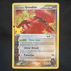 Team Magma's Groudon 9/95 Celebrations: Classic Collection Pokemon Card - Image 1