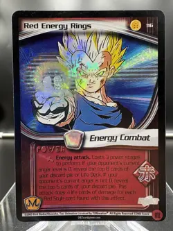 2003 Score - Red Energy Rings - Dragon Ball Z Foil Card DBZ No. 116 | EX-NM - Image 1