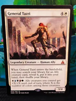 magic the gathering - General Tazri - Legendary Creature - Human Ally - Mythic - Image 1