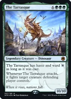 MTG The Tarrasque - Foil - Ampersand Promo, Unique & Misc. Promos, Near Mint, En - Image 1