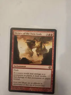 Dictate of the Twin Gods *ACTUAL PHOTO* Journey Into Nyx -Near Mint - Image 1