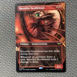 Razorkin Needlehead (Borderless) Duskmourn: House of Horror Regular - Image 1