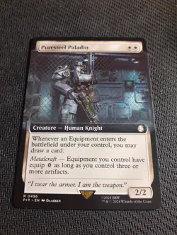 EXTENDED Puresteel Paladin - Fallout - NM - Magic: The Gathering - MTG - Image 1