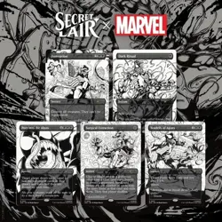 MTG Secret Lair X Marvel Spider-Man: Venom Unleashed (Inks) NON-FOIL NEW - Image 1