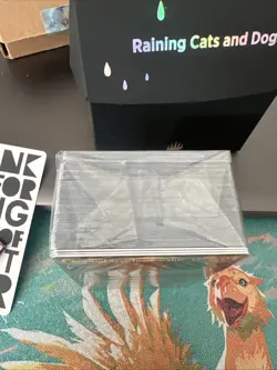 MTG Secret Lair Commander Deck Raining Cats and Dogs Box Outter Box Opened - Image 5