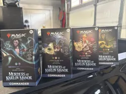 MTG Murders at Karlov Manor Commander Deck Set Of Four Factory Sealed - Image 1