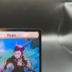 Hero #0003 / Knight #0010 Token (Foil) - MTG Final Fantasy - NM - Image 4