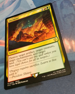 Decimate - Final Fantasy Commander - Rare - NM (see pics) MTG - Image 3