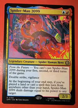 MTG: SPIDER-MAN: SPIDER- MAN 2099 , 0150, REGULAR FINISH, RARE, NM, SPM - Image 1