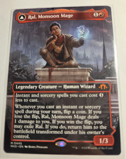 MTG, Ral, Monsoon Mage -(Borderless) Modern Horizons 3 Regular NM - Image 1