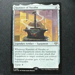 [1x] Hammer of Nazahn Near Mint, English Commander Masters MTG Magic - Image 1