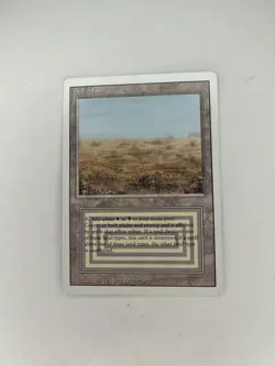 Magic: The Gathering, Scrubland, Revised Edition, NM - Image 1