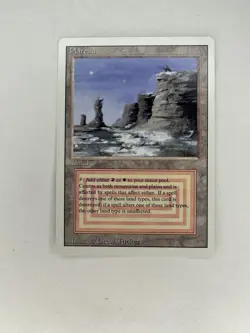 Magic: The Gathering, Plateau, Revised Edition, NM - Image 1