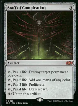 Commander: Tarkir: Dragonstorm #326 Staff of Compleation - Image 1