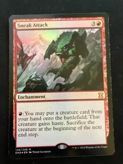 MTG [FOIL] Sneak Attack {Eternal Masters} - NM/LP - Image 1