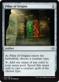 MTG Pillar of Origins - Foil, Ixalan, Lightly Played, English - Image 1