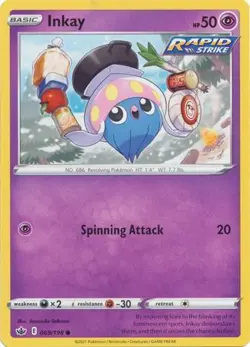 Inkay - 069/198 Chilling Reign Common Pokemon - NM/MINT - Image 1