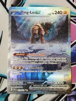 POKEMON Ting-Lu EX 263/193 Paldea Evolved Special Illustration Rare - Image 1