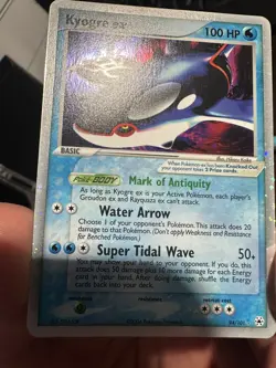 Kyogre ex 94/101 EX Hidden Legends Holo Rare Pokemon Card - Image 4
