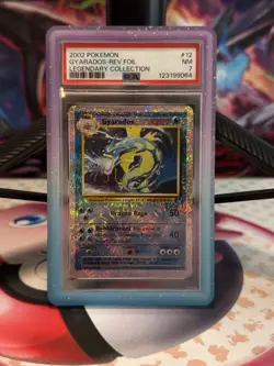 Gyarados rev-holo Pokemon Legendary Collection 12/110 - PSA 7 - Image 1