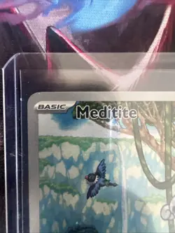Meditite 153/142 SCR Stellar Crown NM Illustration Rare Pokemon Card - Image 2