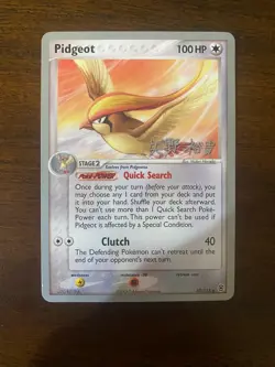 Pokemon TCG Pidgeot 10/112 World Championship 2006 (Hiroki Yano) Near Mint NM - Image 1