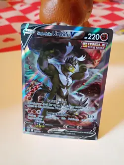 Pokemon TCG Single Strike Urshifu V 151/163 Battle Styles Ultra Rare - Image 2