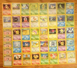 pokemon base set lot 1999 42 Cards ALL NM OR NM/LP - Image 1